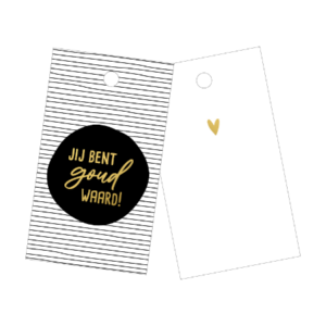 Cadeaulabel | Jij bent goud waard