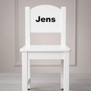 Naamsticker voor IKEA Sundvik kinderstoel